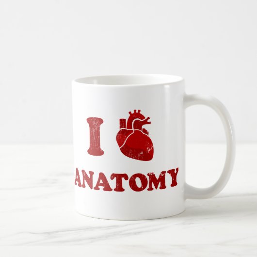 ik hou van anatomie2 koffiemok (Rechts)
