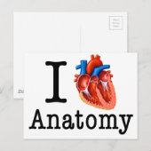 Ik hou van Anatomie Briefkaart (Voorkant / Achterkant)
