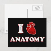 ik hou van anatomie briefkaart (Voorkant / Achterkant)