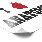 Ik hou van anatomie foto afdruk (Hoek)