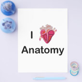 Ik hou van anatomie met menselijk hart! flyer (Enkel)
