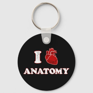 ik hou van anatomie sleutelhanger