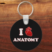 ik hou van anatomie sleutelhanger (Voorkant)