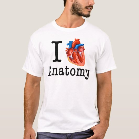 Ik hou van Anatomie T-shirt (Voorkant)