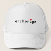 Ik hou van Anchorage Trucker Pet (Voorkant)