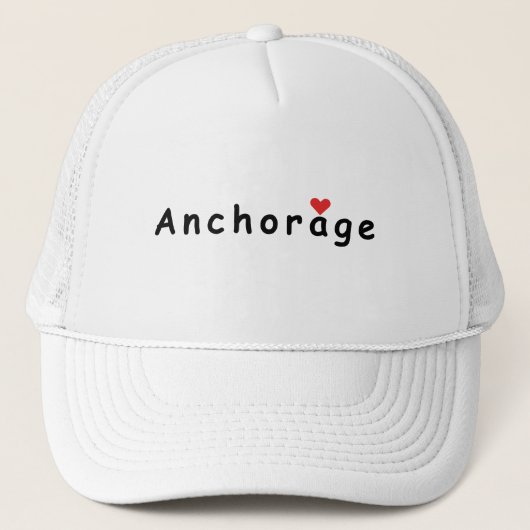 Ik hou van Anchorage Trucker Pet (Voorkant)