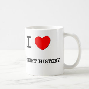 Ik hou van ANCIENTE GESCHIEDENIS Koffiemok