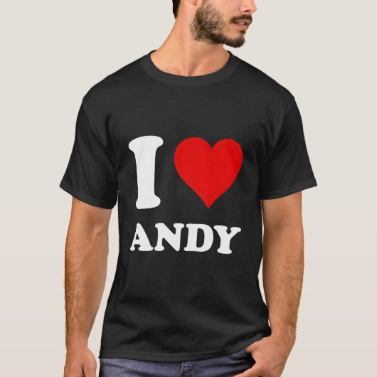 Ik hou van Andi T-shirt (Voorkant)