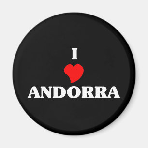 Ik hou van Andorra Magneet