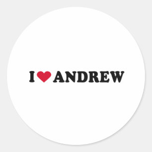 IK HOU VAN ANDREW RONDE STICKER