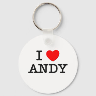 Ik hou van Andy Sleutelhanger