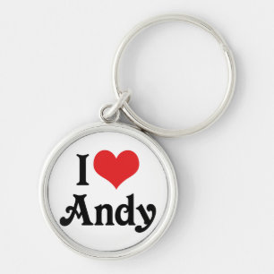 Ik hou van Andy Sleutelhanger