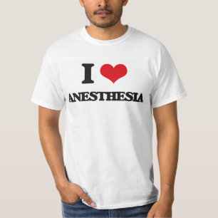 Ik hou van anesthesie t-shirt