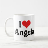 Ik hou van Angela Koffiemok (Links)