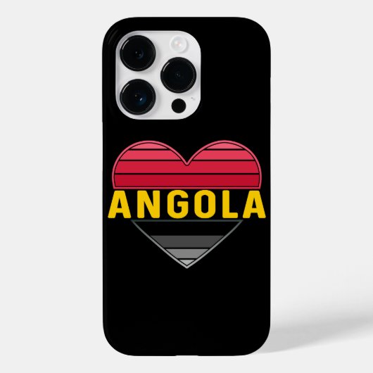 Ik hou van Angola, Angola hart Case-Mate iPhone Case (Achterkant)