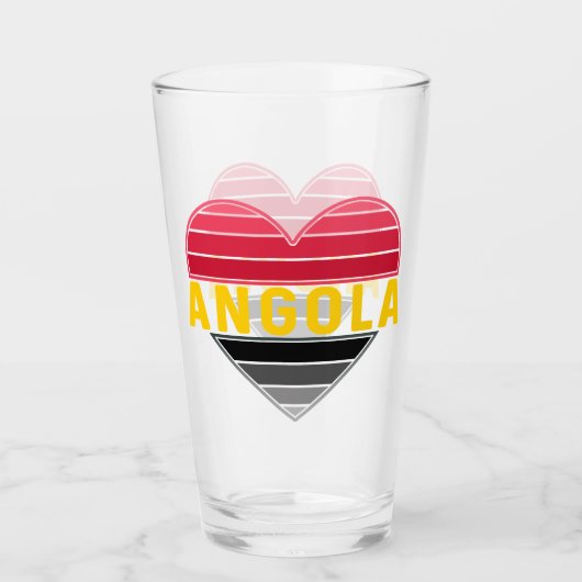 Ik hou van Angola, Angola hart Glas (Voorkant)