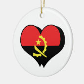 Ik hou van Angola-ornament Keramisch Ornament (Links)