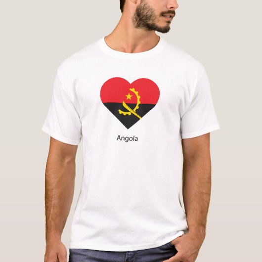 Ik hou van Angola T-shirt (Voorkant)