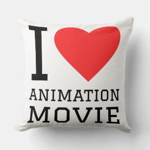 Ik hou van animatiefilm kussen