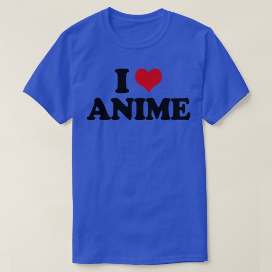Ik hou van Anime1 T-shirt (Design voorkant)