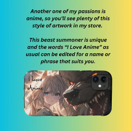 Ik hou van Anime Case-Mate iPhone Case