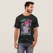 Ik hou van Anime en Video Games - Kawaii Otaku - C T-shirt (Voorkant volledig)