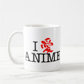Ik hou van Anime Koffiemok (Links)