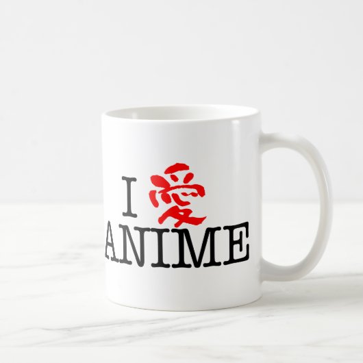 Ik hou van Anime Koffiemok (Rechts)