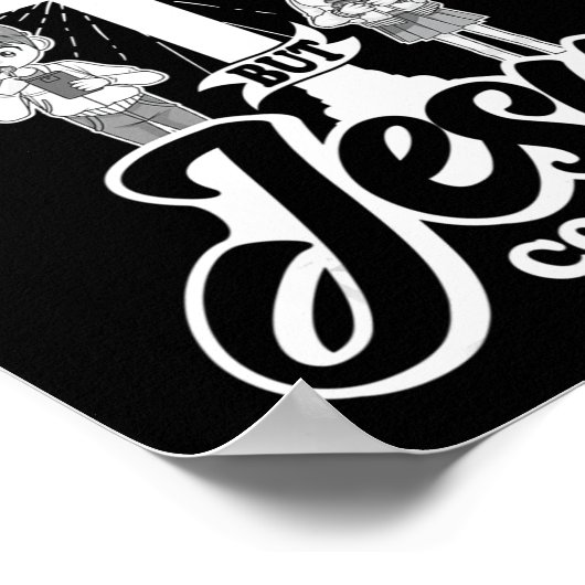 Ik hou van Anime, maar Jezus komt uit het eerste A Poster (Hoek)