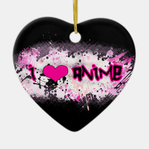 Ik hou van Anime Ornament