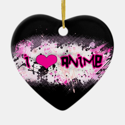 Ik hou van Anime Ornament (Voorkant)