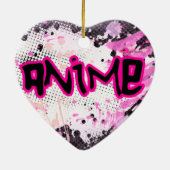 Ik hou van Anime Ornament (Achterkant)