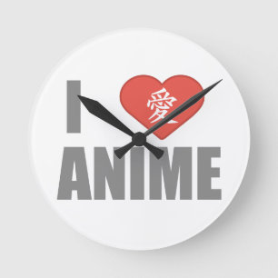 Ik hou van Anime Ronde Klok