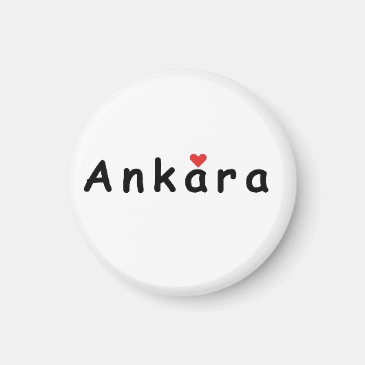Ik hou van Ankara Magneet (Voorkant)