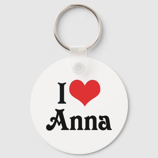 Ik hou van Anna Sleutelhanger (Voorkant)