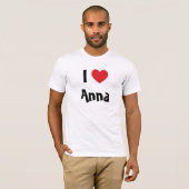 Ik hou van Anna T-shirt (Voorkant volledig)