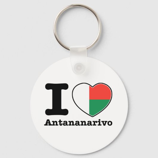 Ik hou van Antananarivo Sleutelhanger (Voorkant)