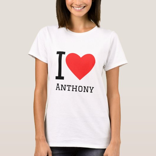 Ik hou van anthony t-shirt (Voorkant)