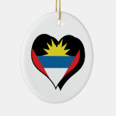 Ik hou van Antigua en Barbuda Ornament (Rechts)