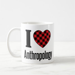 Ik hou van antropologie koffiemok