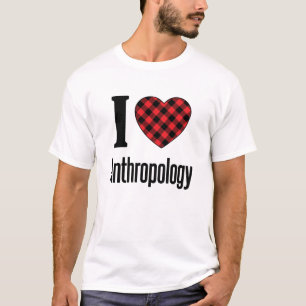 Ik hou van antropologie t-shirt