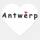 Ik hou van Antwerpen Hart Sticker (Voorkant)
