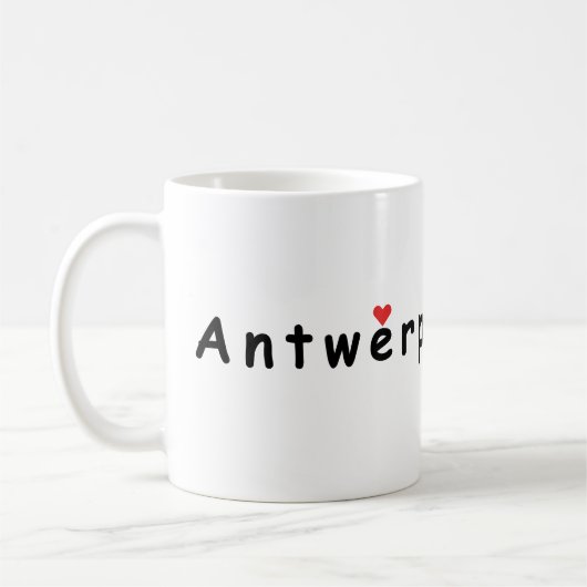 Ik hou van Antwerpen Koffiemok (Links)
