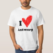 Ik hou van Antwerpen T Shirt (Voorkant)