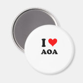 Ik hou van Aoa Magneet (Voorkant / Achterkant)