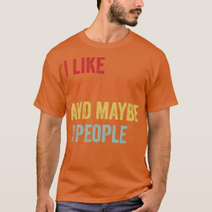 Ik hou van apen, misschien 3 mensen t-shirt
