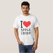 Ik hou van appelchips t-shirt (Voorkant volledig)
