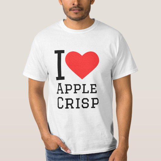 Ik hou van appelchips t-shirt (Voorkant)