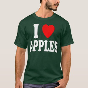 Ik hou van appels, Herfst in de herfst van de frui T-shirt