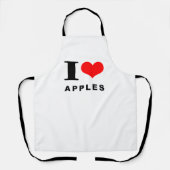 Ik hou van appels schort (Voorkant)